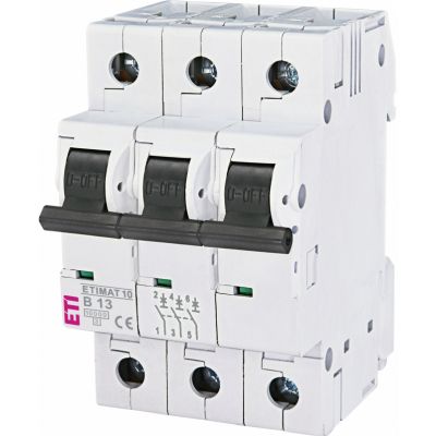 Wyłącznik nadprądowy ETIMAT 10 3P B13A 002125715 ETI (002125715)
