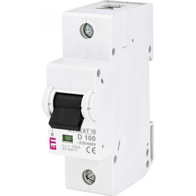 Wyłącznik nadprądowy ETIMAT 10 1P D100A 002151732 ETI (002151732)
