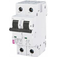 Wyłącznik nadprądowy DCMAT 10-DC 2P C10 002138714 ETI (002138714)