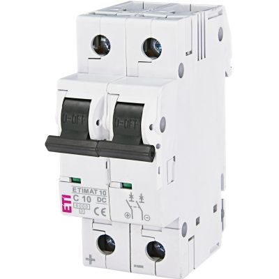 Wyłącznik nadprądowy DCMAT 10-DC 2P C10 002138714 ETI (002138714)