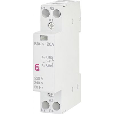 Stycznik modułowy 20A 2R 1M 2P  R 20-02 230V 002461230 ETI (002461230)