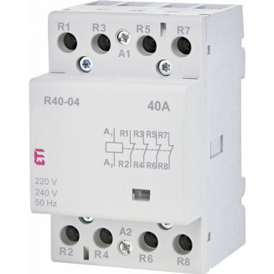 Stycznik modułowy 40A 4R 3M 4P  R 40-04 230V 002463440 ETI (002463440)