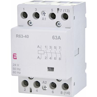 Stycznik modułowy 63A 4Z 3M 4P  R 63-40 24V 002463451 ETI (002463451)
