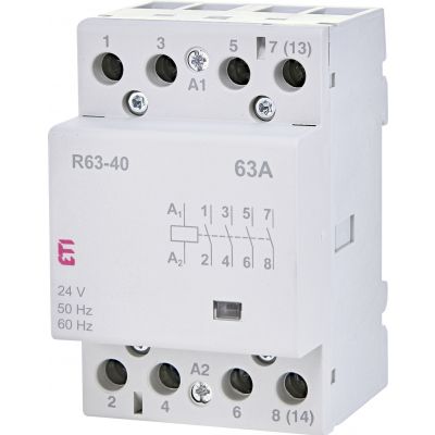 Stycznik modułowy 63A 4Z 3M 4P  R 63-40 24V 002463451 ETI (002463451)