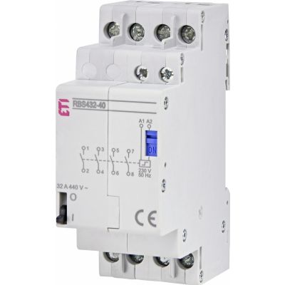 Stycznik bistabilny 32A 4P 4Z 2M RBS432-40-230V AC 002464126 ETI (002464126)