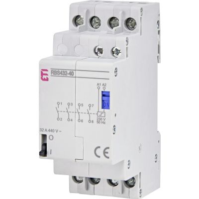 Stycznik bistabilny 32A 4P 4Z 2M RBS432-40-230V AC 002464126 ETI (002464126)