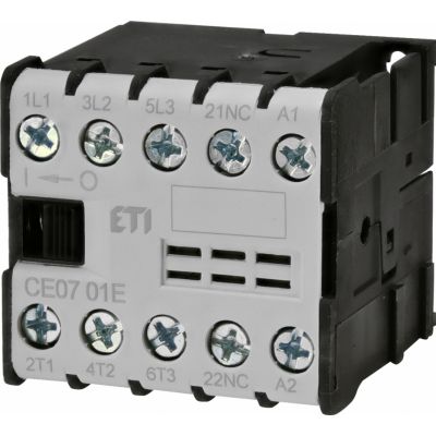 Stycznik silnikowy-mini CE07.01-400V-50/60Hz 004641014 ETI (004641014)