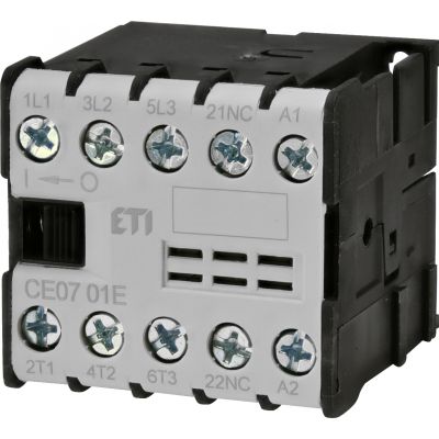 Stycznik silnikowy-mini CE07.01-400V-50/60Hz 004641014 ETI (004641014)