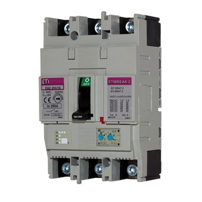 Wyłącznik mocy 36kA wyzw. TM EB2 160/4S 160A 4p 004671062 ETI (004671062)