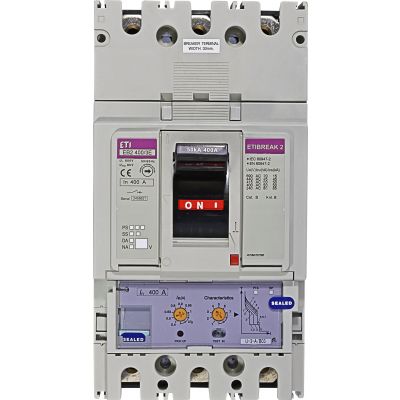 Wyłącznik mocy 50kA wyzw. elektroniczny EB2 400/3E 400A 3P 004671112 ETI (004671112)