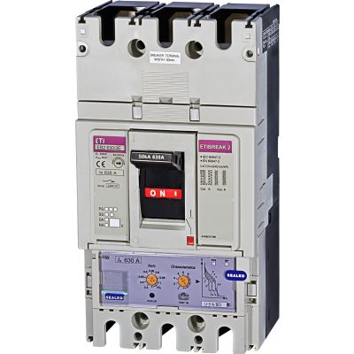 Wyłącznik mocy 50kA wyzw. elektroniczny EB2 630/3E 630A 3P 004671127 ETI (004671127)