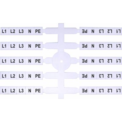 Oznacznik elastyczny (40 x 5szt.) EO3 L1,L2,L3,N,PE 003901816 ETI (003901816)
