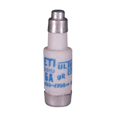 Wkładka topikowa ultraszybka D01 UQ gR 6A 400V 004311003 ETI (004311003)