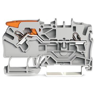Złączka 2-przewodowa przelotowa 2,5mm2 szara 2102-1201 /50szt./ WAGO (2102-1201)