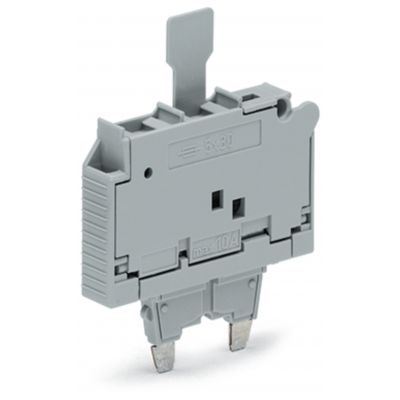 Wtyk bezpiecznikowy z uchwytem do aparatowej wkł. bezpiecz. 5x30mm szary /25szt./ WAGO (2006-921/1000-541)
