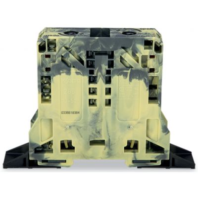 2-przewodowa złączka przelotowa 50mm ciemnoszary-żółta /5szt./ WAGO (285-147)
