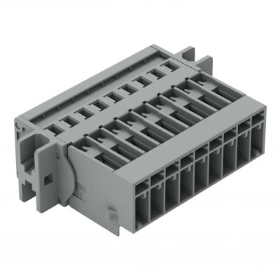Wtyk 1-przewodowy CAGE CLAMP szara /25szt./ WAGO (769-609/002-000)