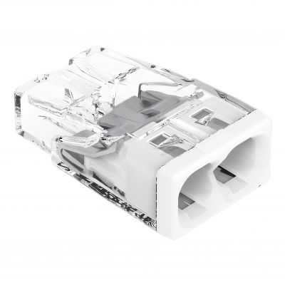 Szybkozłączka 2x 0,5-2,5mm2 transparentna 2273-202 /100szt./ WAGO (2273-202)