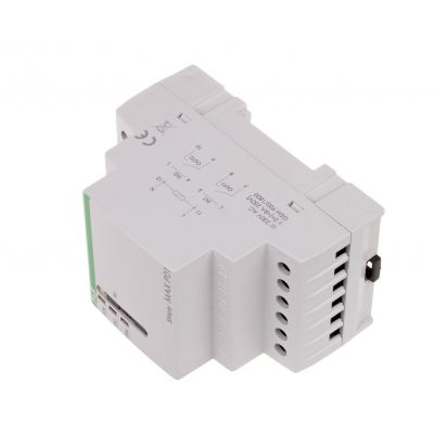 Przekaźnik zdalnego sterowania GSM (SMS); 4xWY 4xWE; załącz/wyłącz/powiadom; 230V AC; 4x1NO; montaż na szynie DIN SIMplyMAX-P04 F&F (SIMplyMAX-P04)