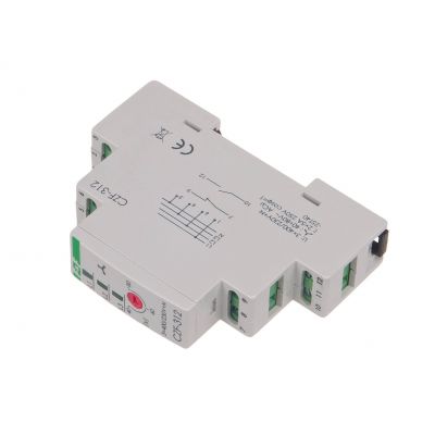 Mikroprocesorowy czujnik zaniku i asymetrii faz monitor t<0,2s montaz na szynie DIN,True RMS CZF-312-TRMS F&F (CZF-312-TRMS)
