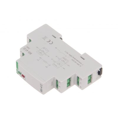 Przekaźnik bistabilny grupowy 9-30 V AC/DC na szynę DIN z przekaźnikiem inrush 160A/20ms BIS-412-LED-24V F&F (BIS-412-LED-24V)