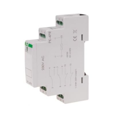 Przekaźnik elektromagnetyczny PK-4PR 110V PK-4PR-110V F&F (PK-4PR-110V)