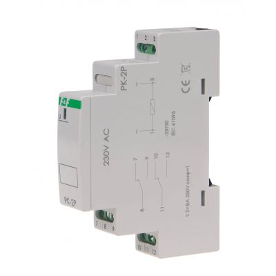 Przekaźnik elektromagnetyczny PK-2P 230 V PK-2P-230V F&F (PK-2P-230V)