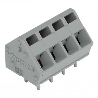 Złączka do płytek drukowanych 2,5mm2 RM 5/5,08mm 5-bieg szara /45szt./ WAGO (236-405)