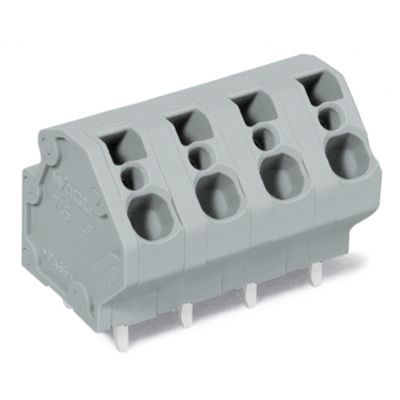 Złączka do płytek drukowanych 4mm2 RM 7,5mm 6-bieg szara /72szt./ WAGO (745-3156)