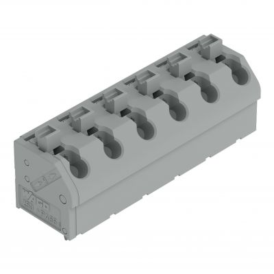 Złączka do płytek drukowanych przycisk 1,5mm2 RM 7,5mm 2-bieg pomarańczowa /85szt./ WAGO (250-602/000-012)