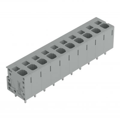 Złączka do płytek drukowanych 4mm2 RM 7,5mm 10-bieg szara /20szt./ WAGO (2624-3310)