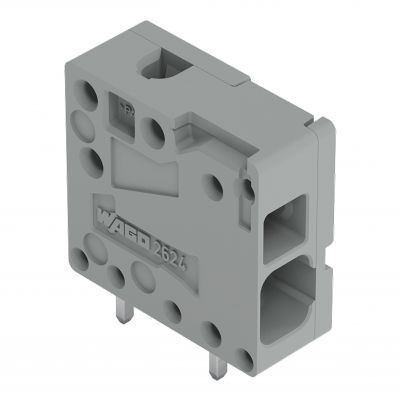 Złączka do płytek drukowanych 4mm2 RM 5mm 1-bieg szara /300szt./ WAGO (2624-1101)