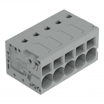 Złączka do płytek drukowanych 6mm2 RM 7,5mm 5-bieg szara /60szt./ WAGO (2626-1105/020-000)