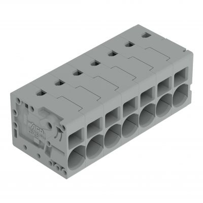 Złączka do płytek drukowanych 6mm2 RM 7,5mm 7-bieg szara /40szt./ WAGO (2626-1107/020-000)