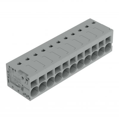 Złączka do płytek drukowanych 6mm2 RM 7,5mm 11-bieg szara /16szt./ WAGO (2626-1111/020-000)