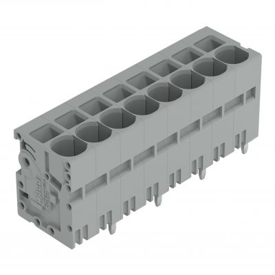 Złączka do płytek drukowanych 6mm2 RM 7,5mm 8-bieg szara /40szt./ WAGO (2626-3108/020-000)