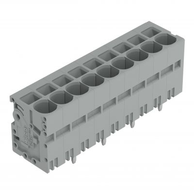 Złączka do płytek drukowanych 6mm2 RM 7,5mm 9-bieg szara /18szt./ WAGO (2626-3109/020-000)