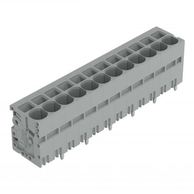 Złączka do płytek drukowanych 6mm2 RM 7,5mm 12-bieg szara /25szt./ WAGO (2626-3112/020-000)