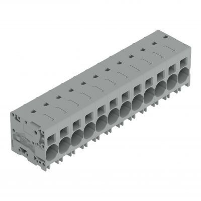 Złączka do płytek drukowanych 16mm2 RM 10mm 12-bieg szara /15szt./ WAGO (2636-1112/020-000)