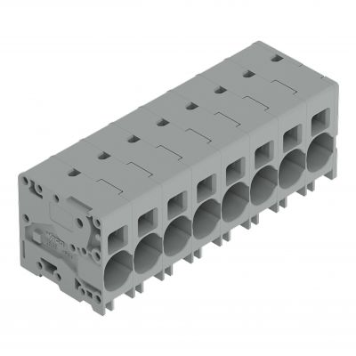 Złączka do płytek drukowanych 16mm2 RM 10mm 8-bieg szara /20szt./ WAGO (2636-1108/020-000)