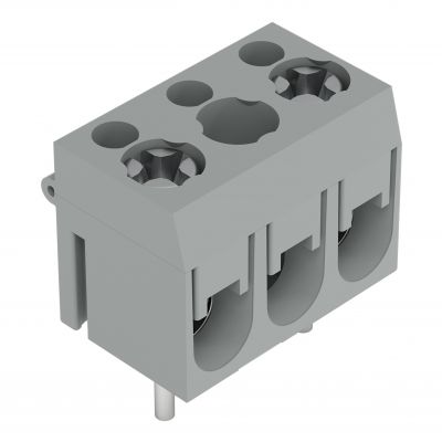 Złączka do płytek drukowanych 2,5mm2 RM 10mm 2-bieg szara /100szt./ WAGO (237-113)