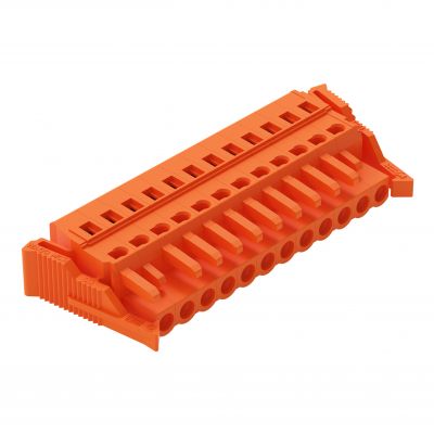 1-przewodowe gniazdo CAGE CLAMP pomarańczowa /25szt./ WAGO (231-312/037-000)
