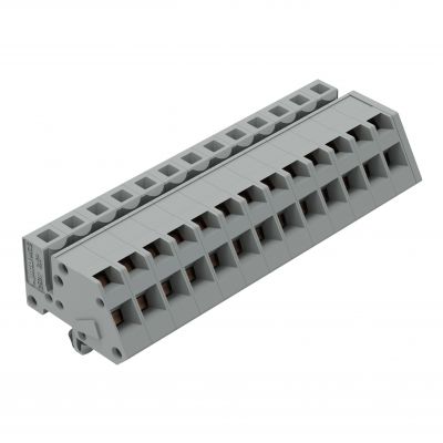 1-przewodowe gniazdo kątowe CAGE CLAMP szara /25szt./ WAGO (731-513/008-000)