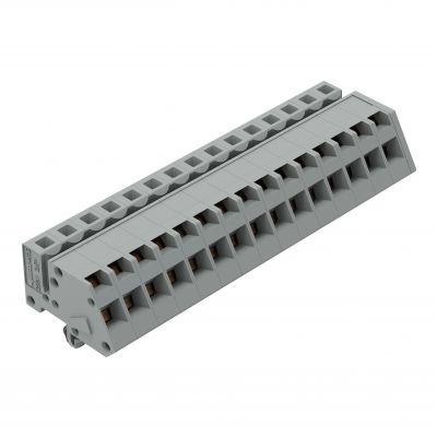 1-przewodowe gniazdo kątowe CAGE CLAMP szara /25szt./ WAGO (731-515/008-000)