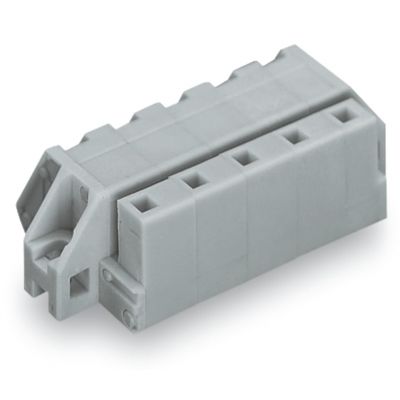 1-przewodowe gniazdo kątowe CAGE CLAMP szara /50szt./ WAGO (731-533/031-000)