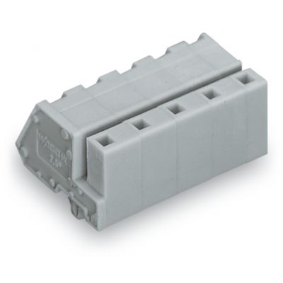 1-przewodowe gniazdo kątowe CAGE CLAMP szara /100szt./ WAGO (731-533/008-000)