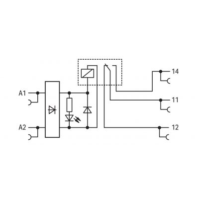 Moduł przekaźnikowy AC/DC 24-230V WAGO (857-369)