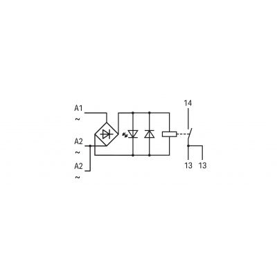 Moduł przekaźnikowy AC 24V WAGO (789-520)