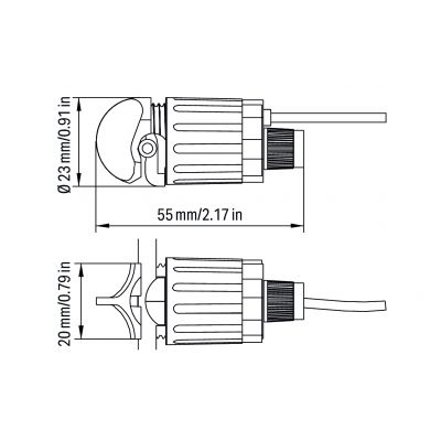 Odgałęźnik potencjałowy z bezpiecznikiem 2,5mm2 - 6mm2 WAGO (855-8001)
