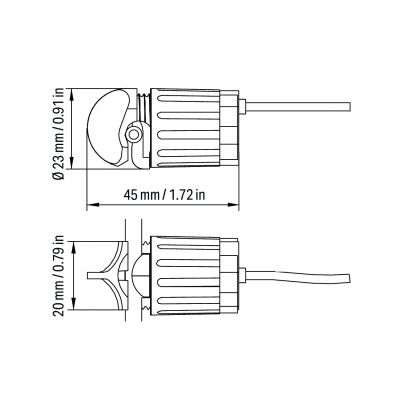 Odgałęźnik potencjałowy bez bezpiecznika 2,5mm2 - 6mm2 WAGO (855-8002)